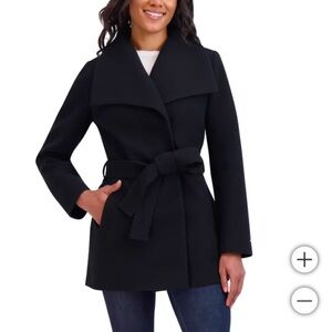 NWOT Tahari Ladies' Faux Wool Wrap Coat